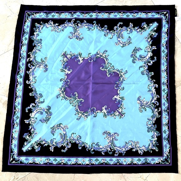 Emilio Pucci 34” Square Silk Scarf - Picture 1 of 3